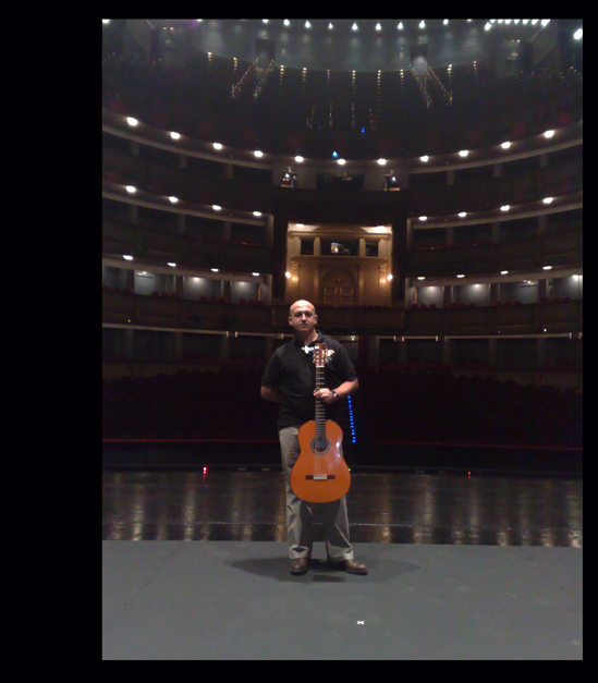 Prueba de sonido en el Teatro Real de Madrid